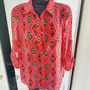 Retro funky blouse